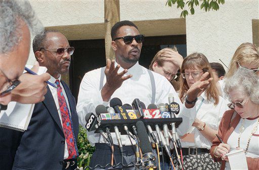 Rodney King and Milton Grimes